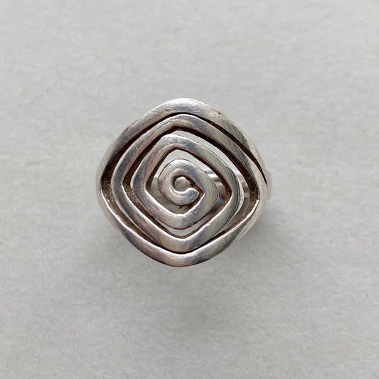 SILVER 90’S ring